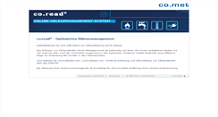 Desktop Screenshot of ablesen.co-met.info